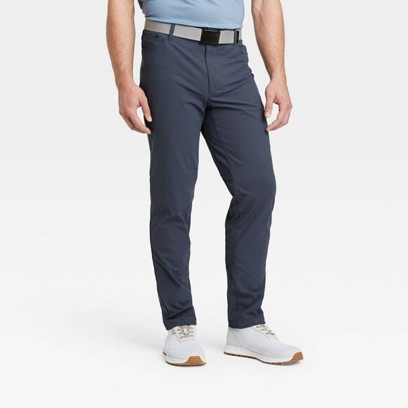 All In Motion -  Men's Golf Pants Straight Casual Fit Navy - Picture 1 of 6
